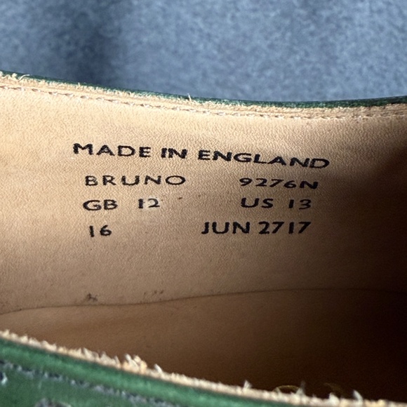 Shipton & Heneage Bruno Green Brogues size 13 main image 8